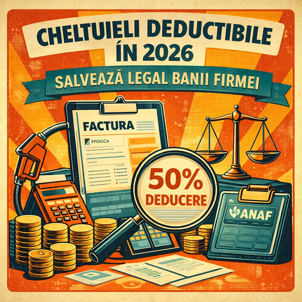 🔍 Cheltuielile deductibile în 2026 – cum salvezi legal bani într-o economie tot mai impozitată